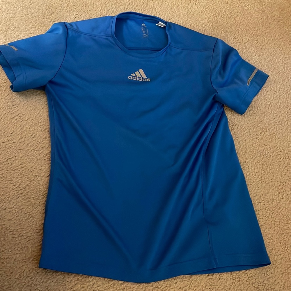 Blue adidas men’s S workout shirt